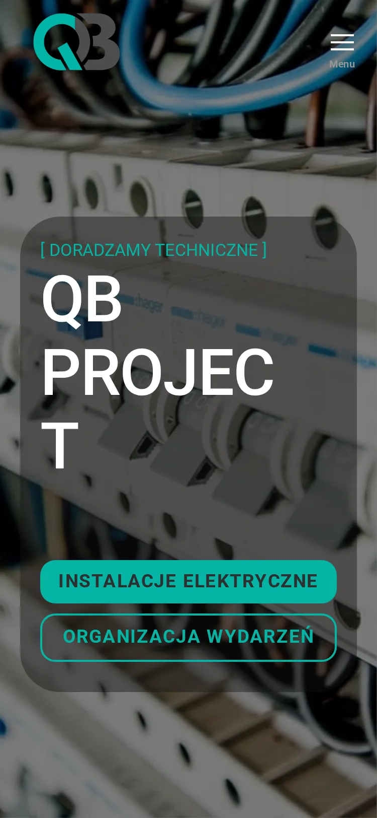 QB PROJECT - widok mobilny