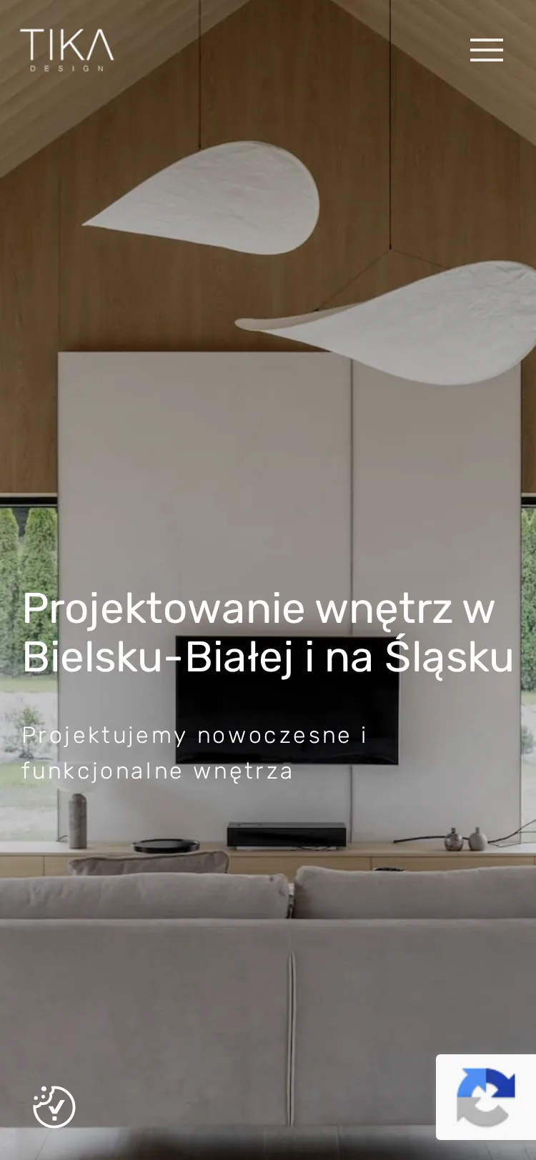 TIKA DESIGN - widok mobilny